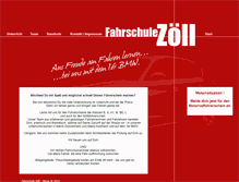 Tablet Screenshot of fahrschule-zoell.de